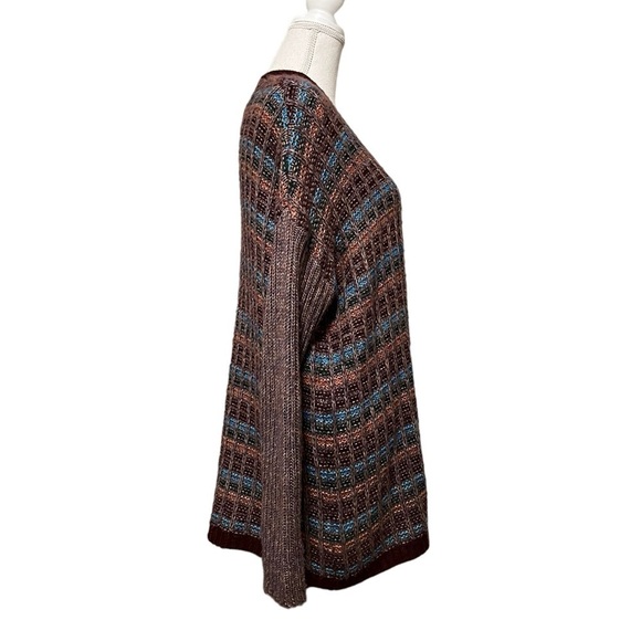 SOFT SURROUNDINGS WOMENS OPEN COLORFUL WAFFLE CARDIGAN SIZE S/M - Picture 4 of 8